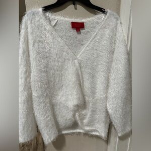 White Fuzzy Sweater